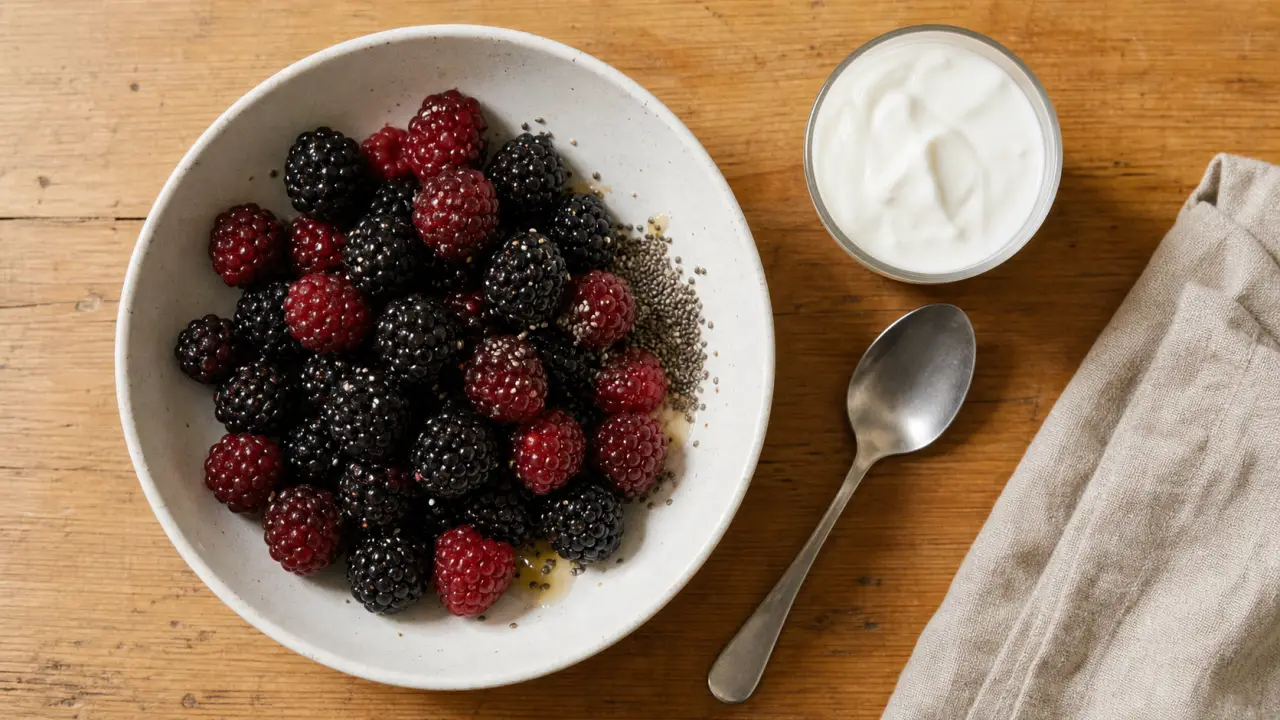 Mûres noires : bienfaits et antioxydants, 43 kcal pour 100 g