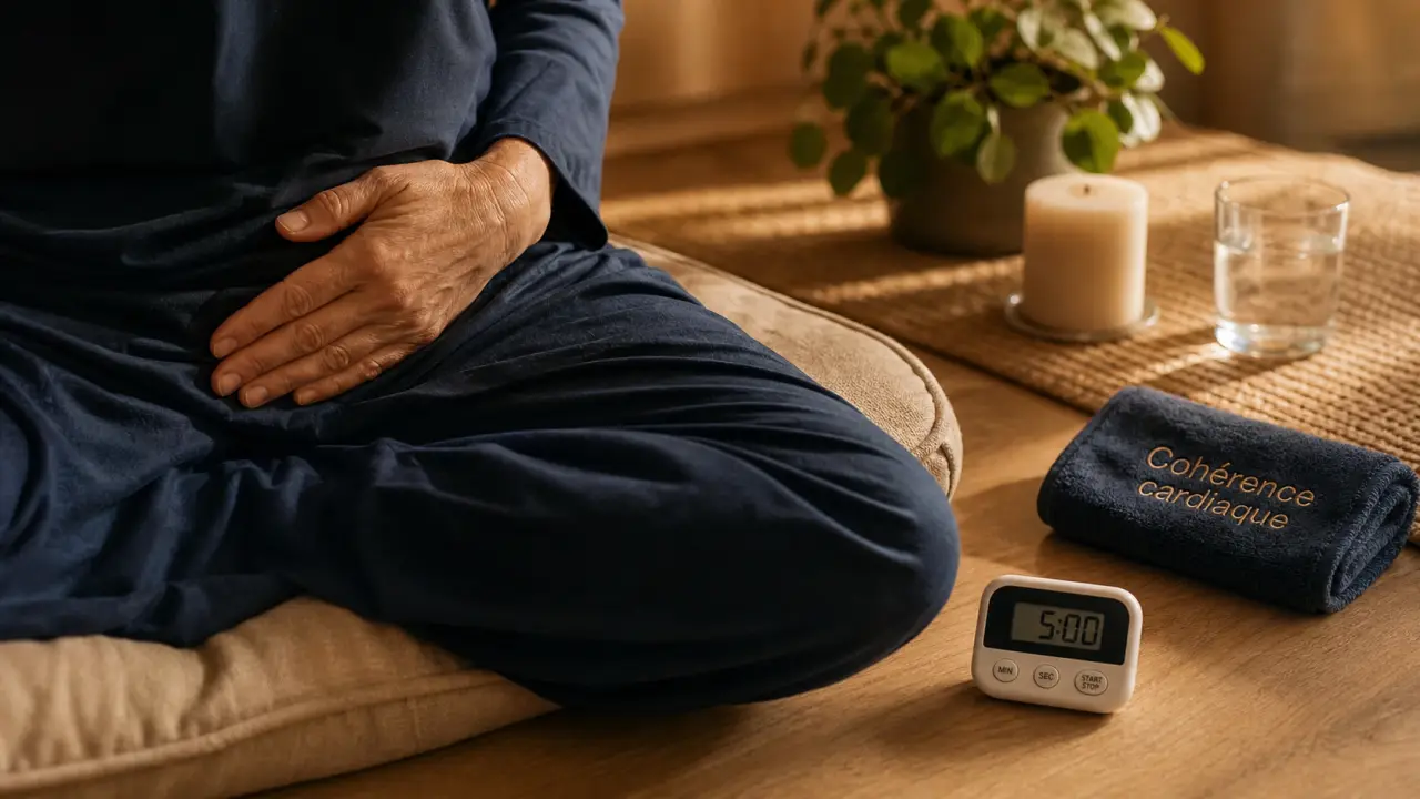 La cohérence cardiaque: mode d'emploi 365 en 5 minutes, rythme 5-5.