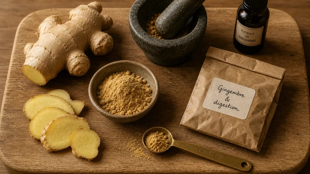 Propriété gingembre : nausées, digestion, inflammation