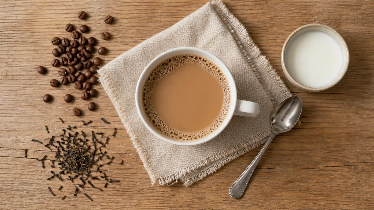 Café au lait et bienfaits : lait, café, digestion
