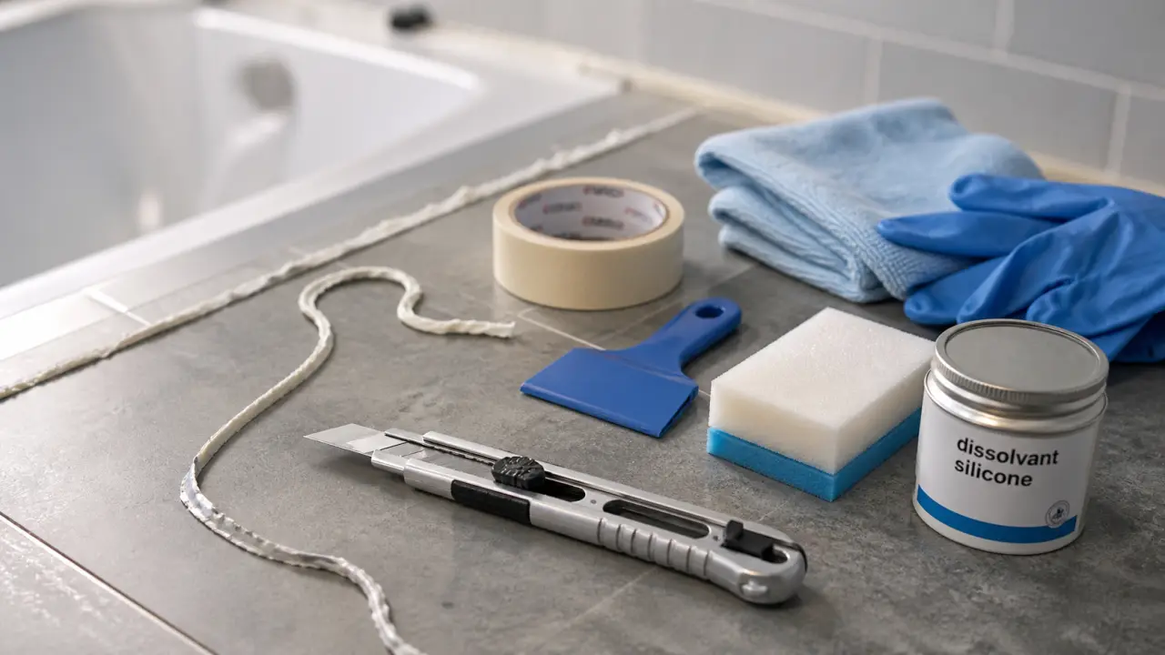 Comment enlever silicone noirci sans rayer baignoire, carrelage ou vitre
