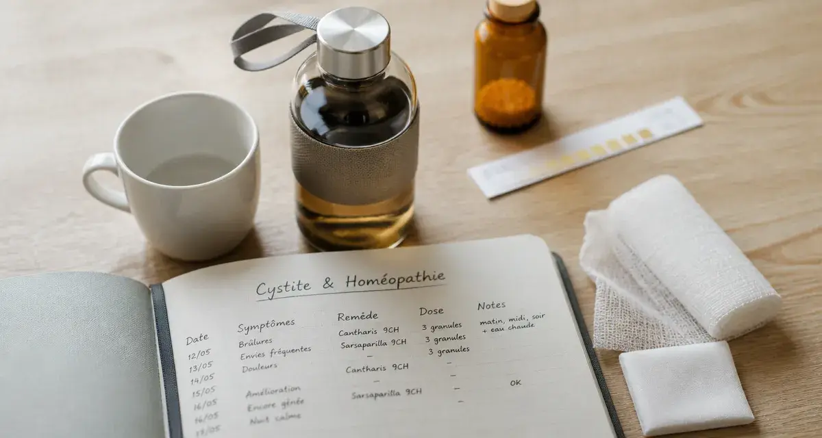 Cystite homéopathie : remèdes pour douleurs urinaires