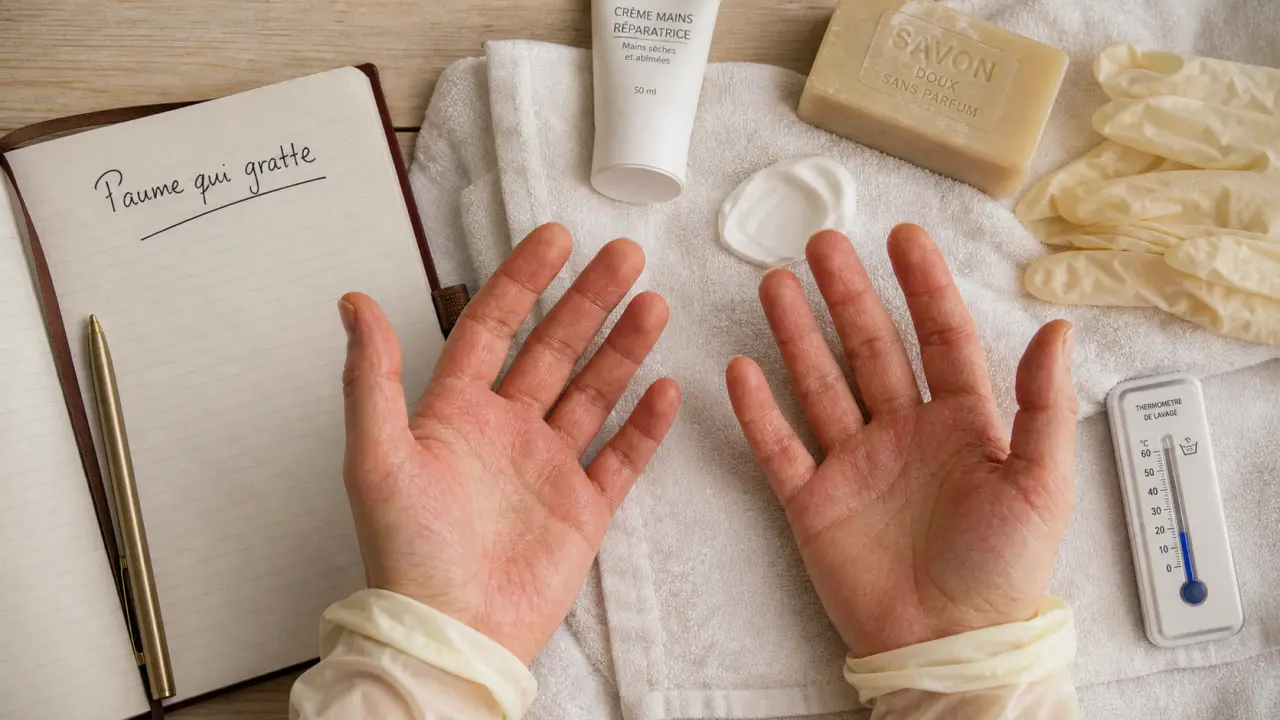 démangeaison paume de main, sécheresse ou eczéma : signes à surveiller