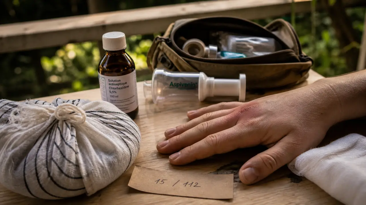 Que faire en cas de piqure de guepe : compresse froide et antiseptique